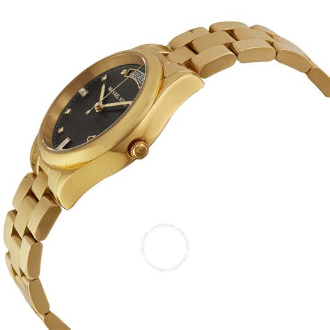 michael kors mkj6070|Michael Kors Colette Black Dial Gold.